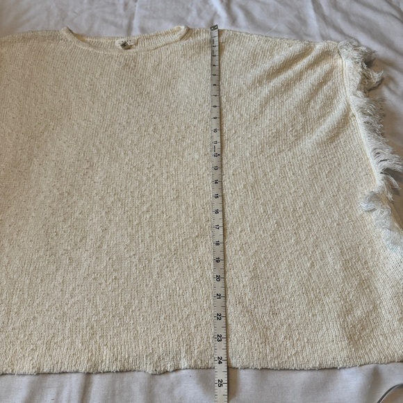 Soft Joie XS Abhay Linen Poncho Sweater ~ Lagenlook Minimalist - Picture 4 of 6